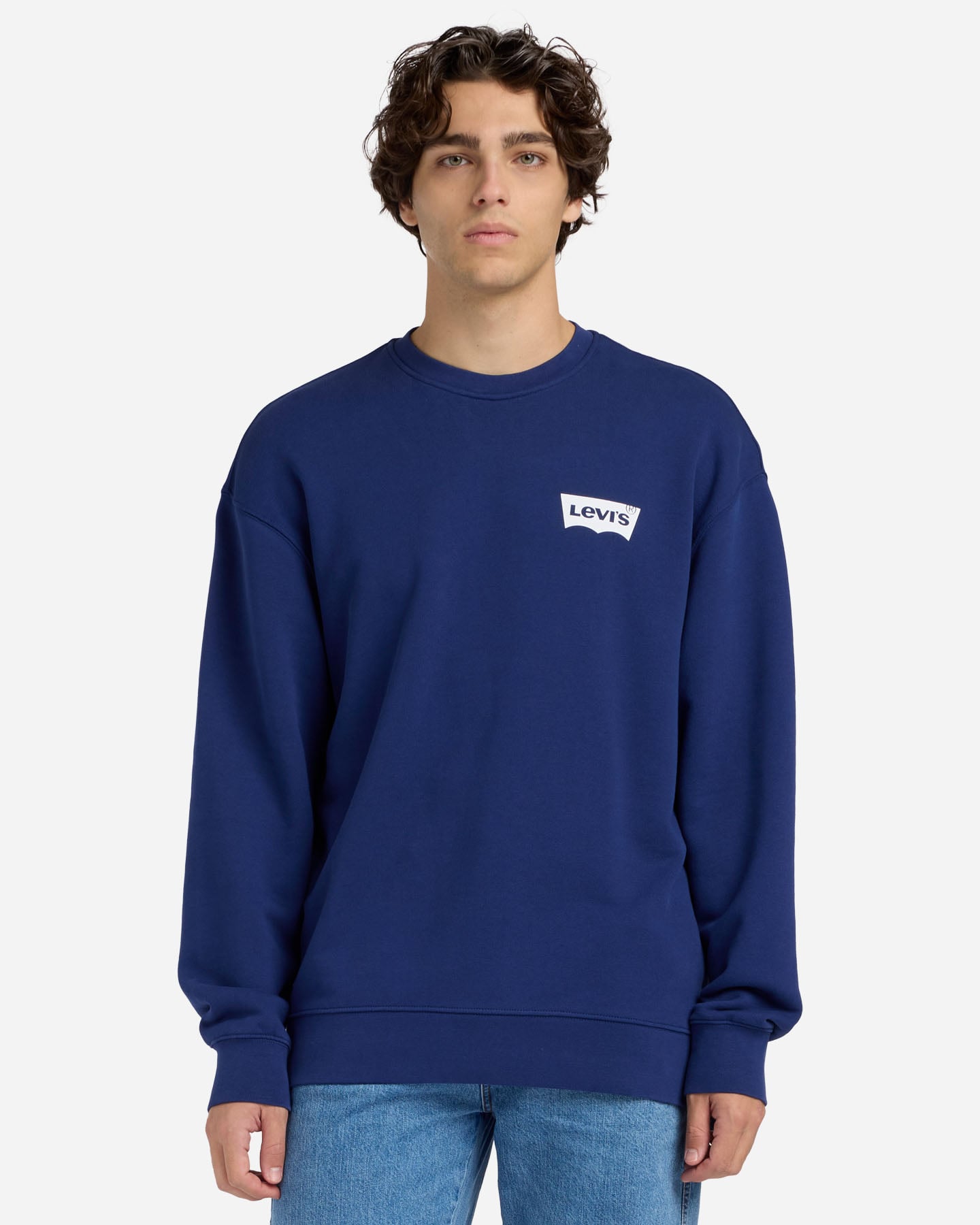 Felpa LEVI'S LOGO BATWING M - Blu - 1 | Cisalfa Sport