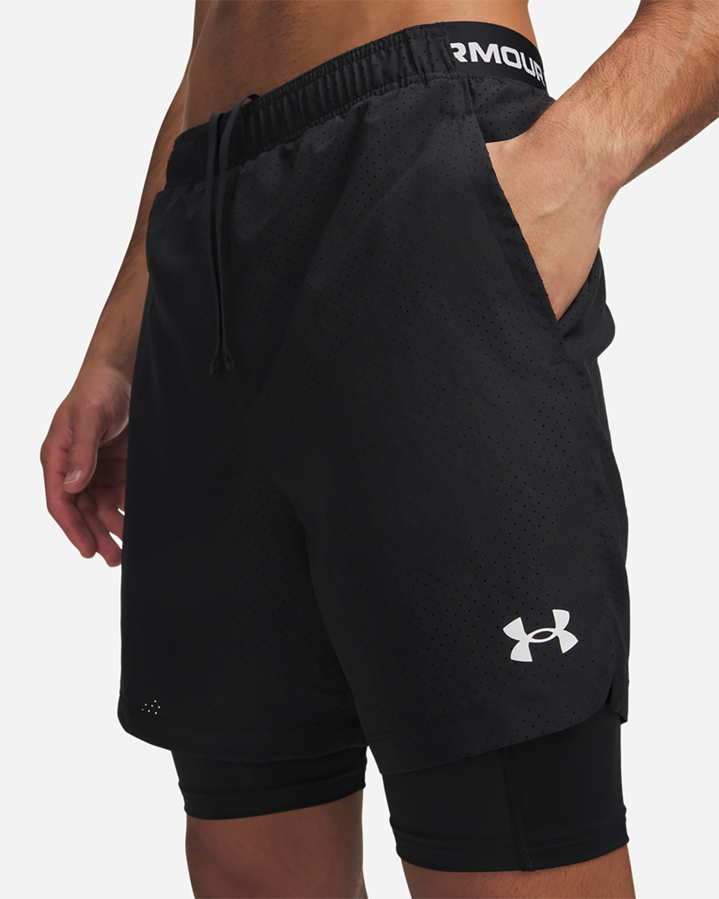 Pantalone training UNDER ARMOUR VANISH 2.0 M - Nero - 3 | Cisalfa Sport