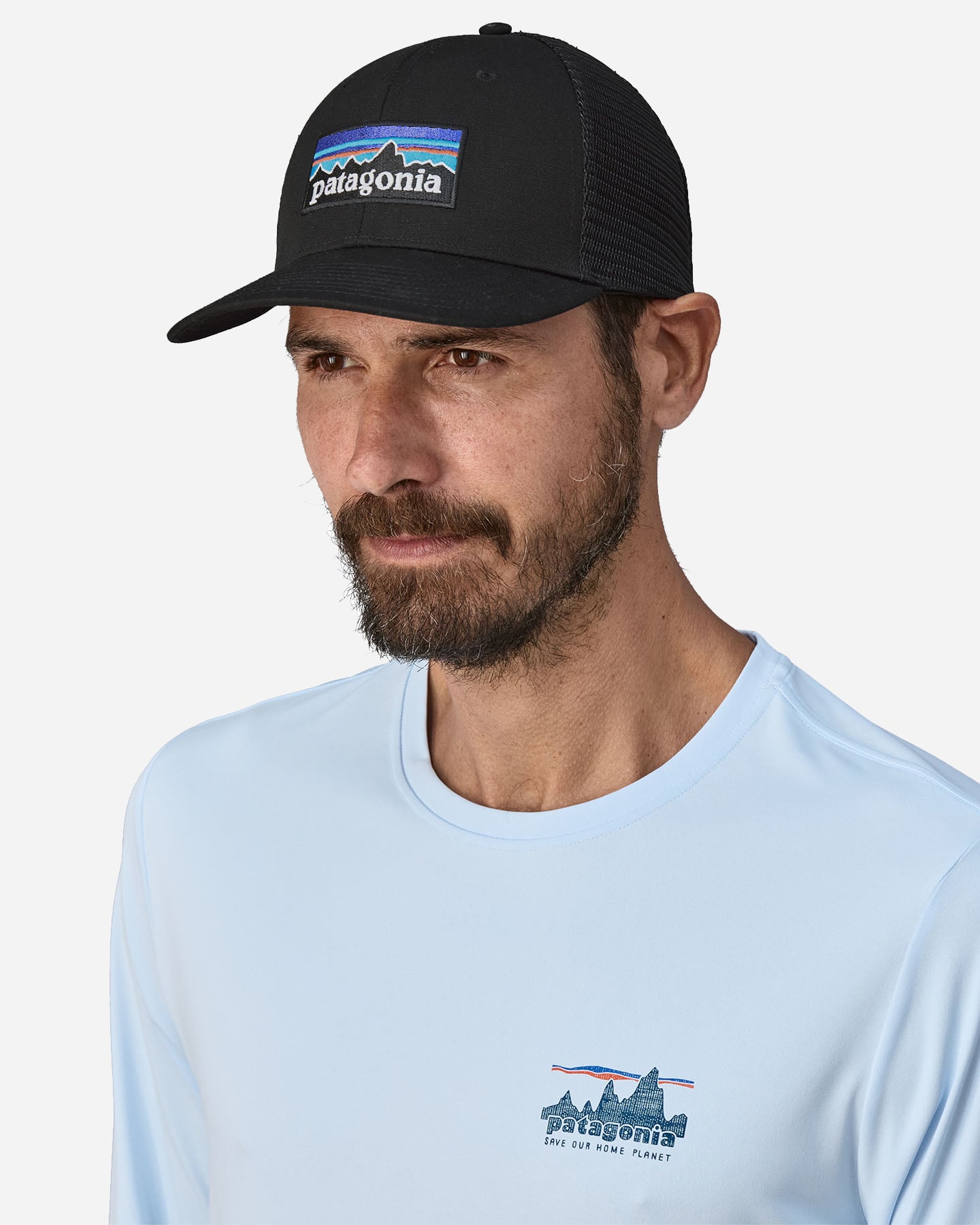 Cappellino PATAGONIA P-6 LOGO M - Nero - 2 | Cisalfa Sport