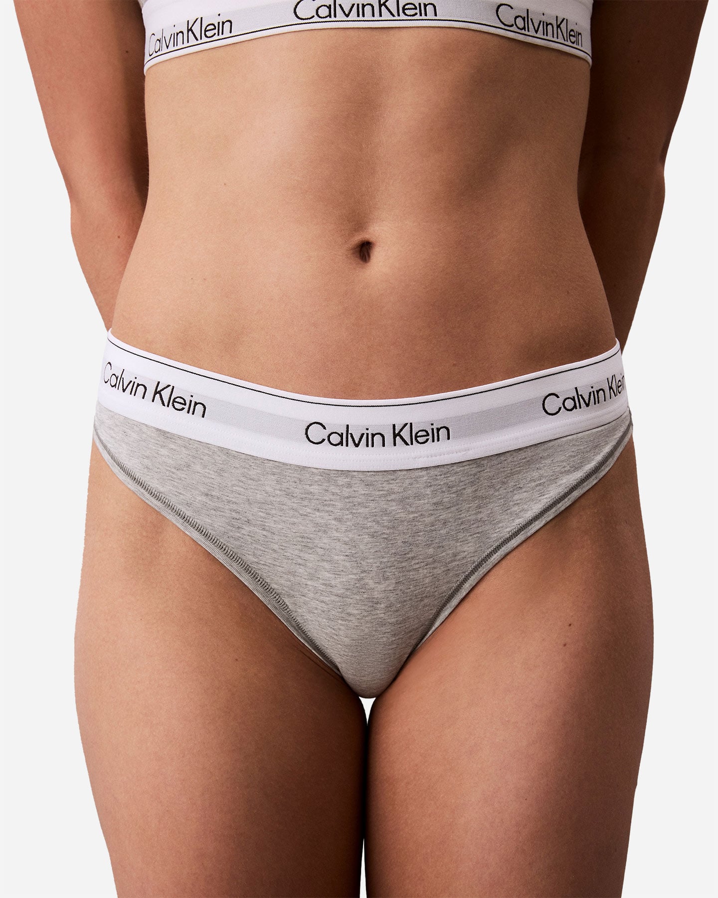 Slip intimo CALVIN KLEIN UNDERWEAR SLIP THONG W - Grigio - 5 | Cisalfa Sport