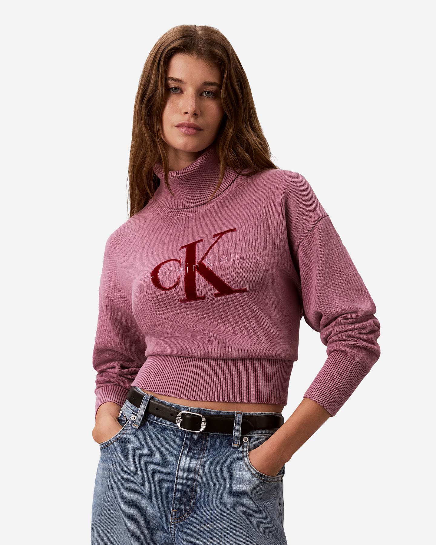 Maglione CALVIN KLEIN JEANS CLASSIC W - Rosa - 3 | Cisalfa Sport