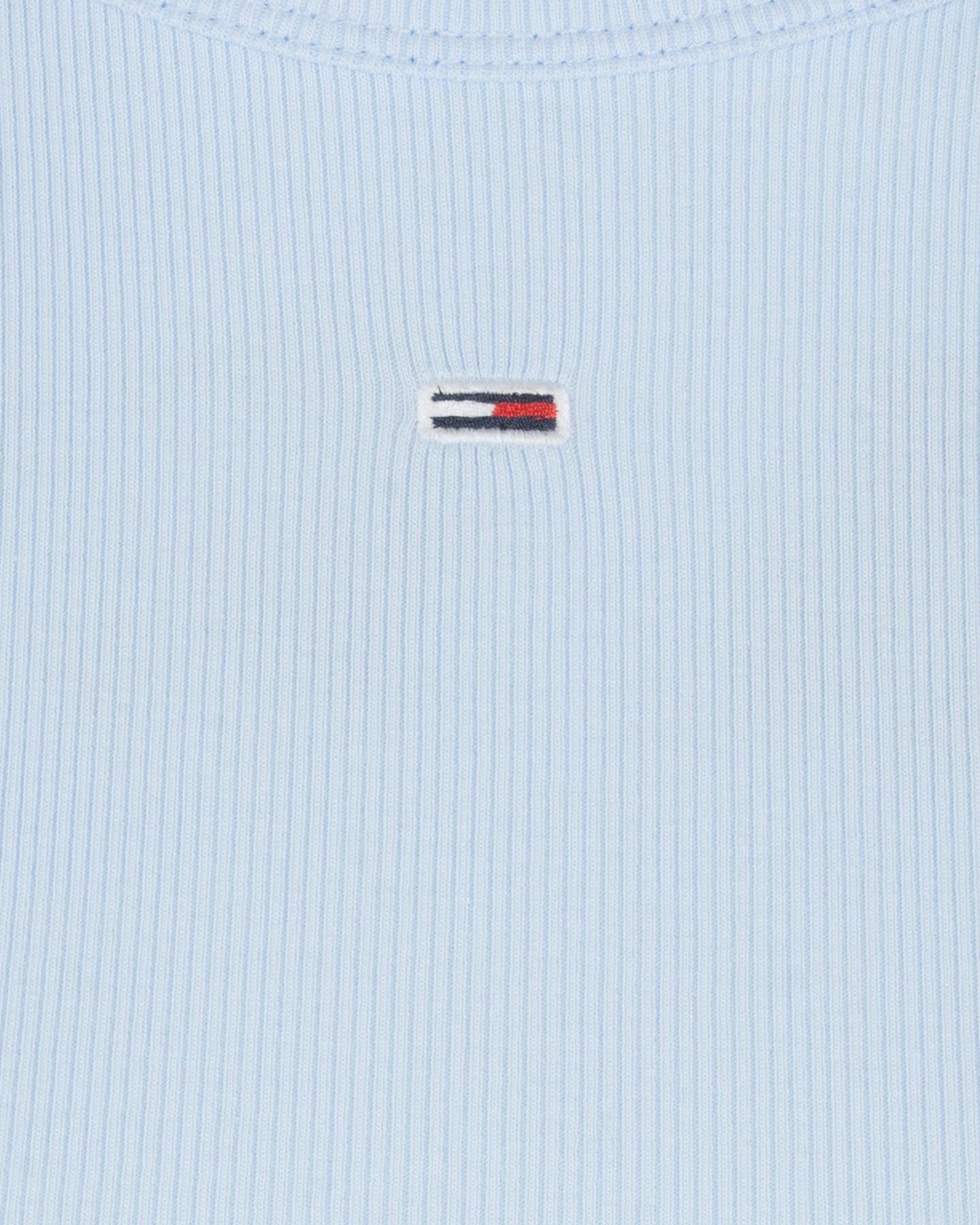 T-shirt TOMMY HILFIGER SLIM LOGO FLAG W - Azzurro - 2 | Cisalfa Sport