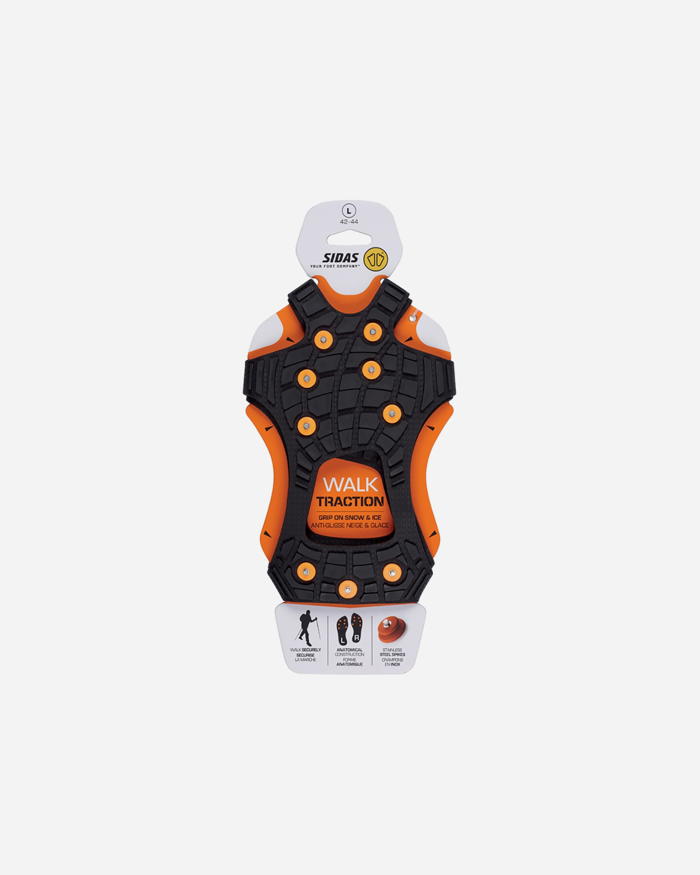 Accessorio outdoor SIDAS WALK TRACTION - Nero - 4 | Cisalfa Sport