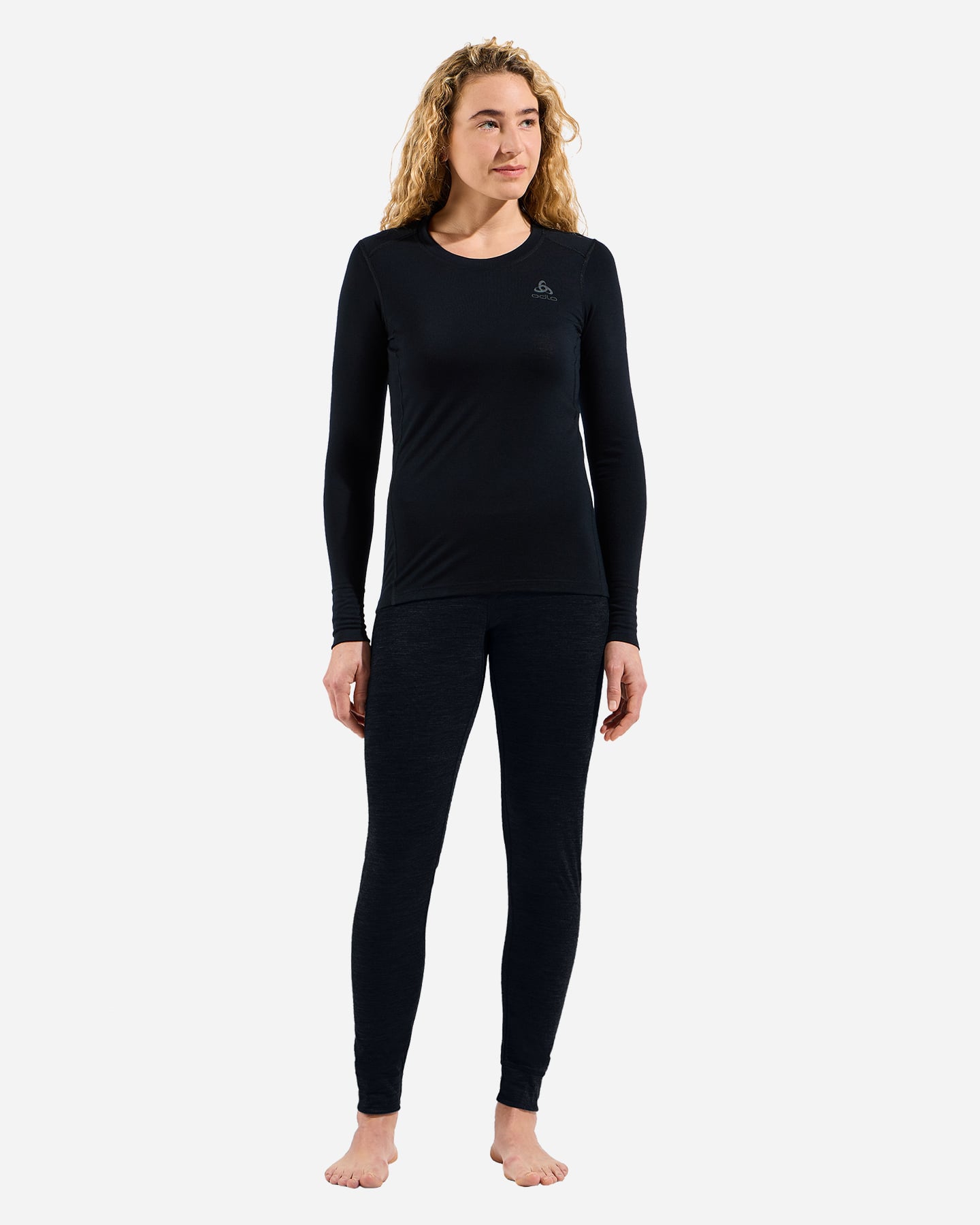 Maglia intimo tecnico ODLO MERINO 200 W - Nero - 4 | Cisalfa Sport