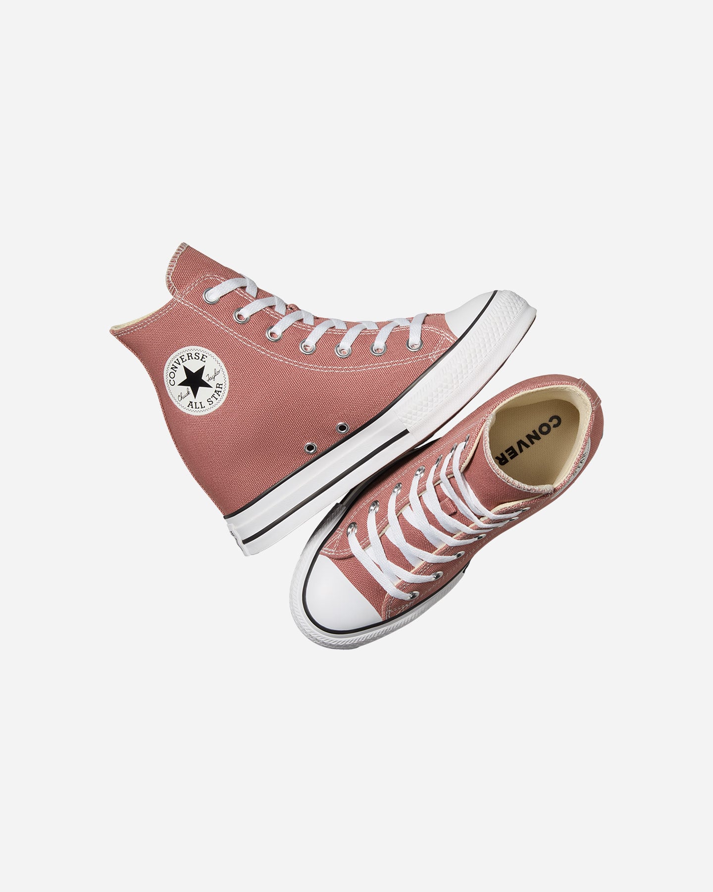 Scarpe sneakers CONVERSE CHUCK TAYLOR ALL STAR WEDGE HIGH W - Marrone - 2 | Cisalfa Sport
