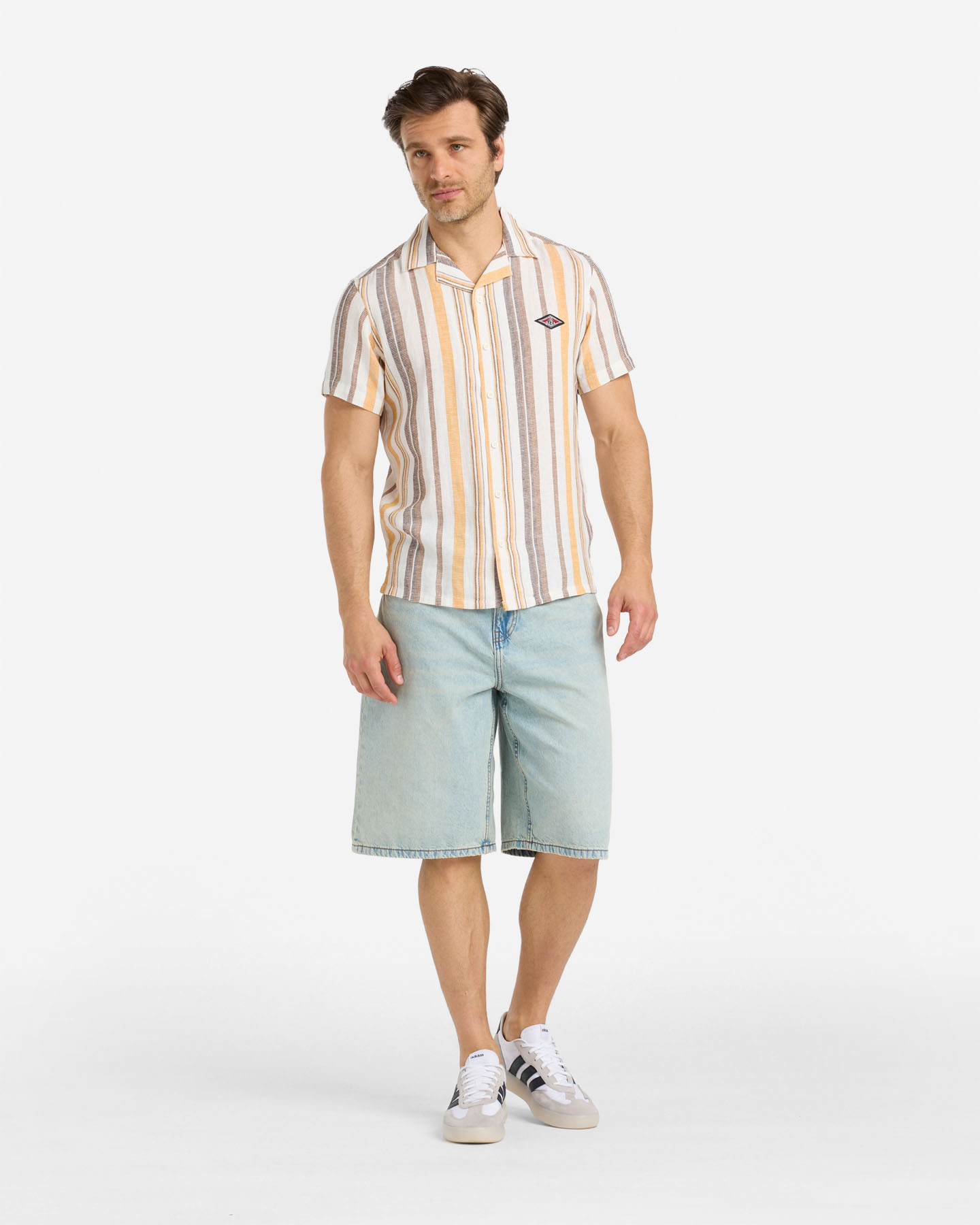 Camicia BEAR WAVES AFTER WAVES M - Beige - 4 | Cisalfa Sport