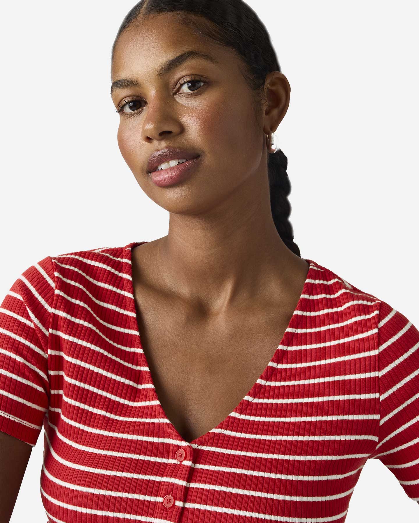 T-shirt LEVI'S SERAFINO STRIPE W  - Rosso - 3 | Cisalfa Sport