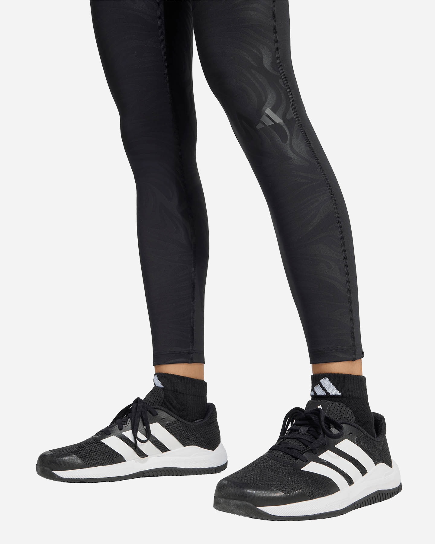 Leggings ADIDAS ALL ME ESSENTIAL GRAPHIC W - Nero - 4 | Cisalfa Sport