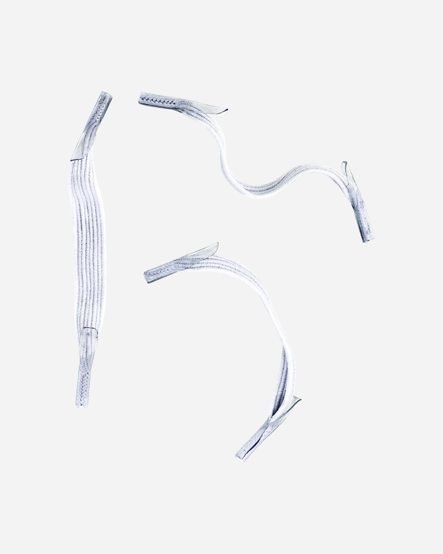 Lacci ABC ELASTICI MINI  - Bianco - 1 | Cisalfa Sport