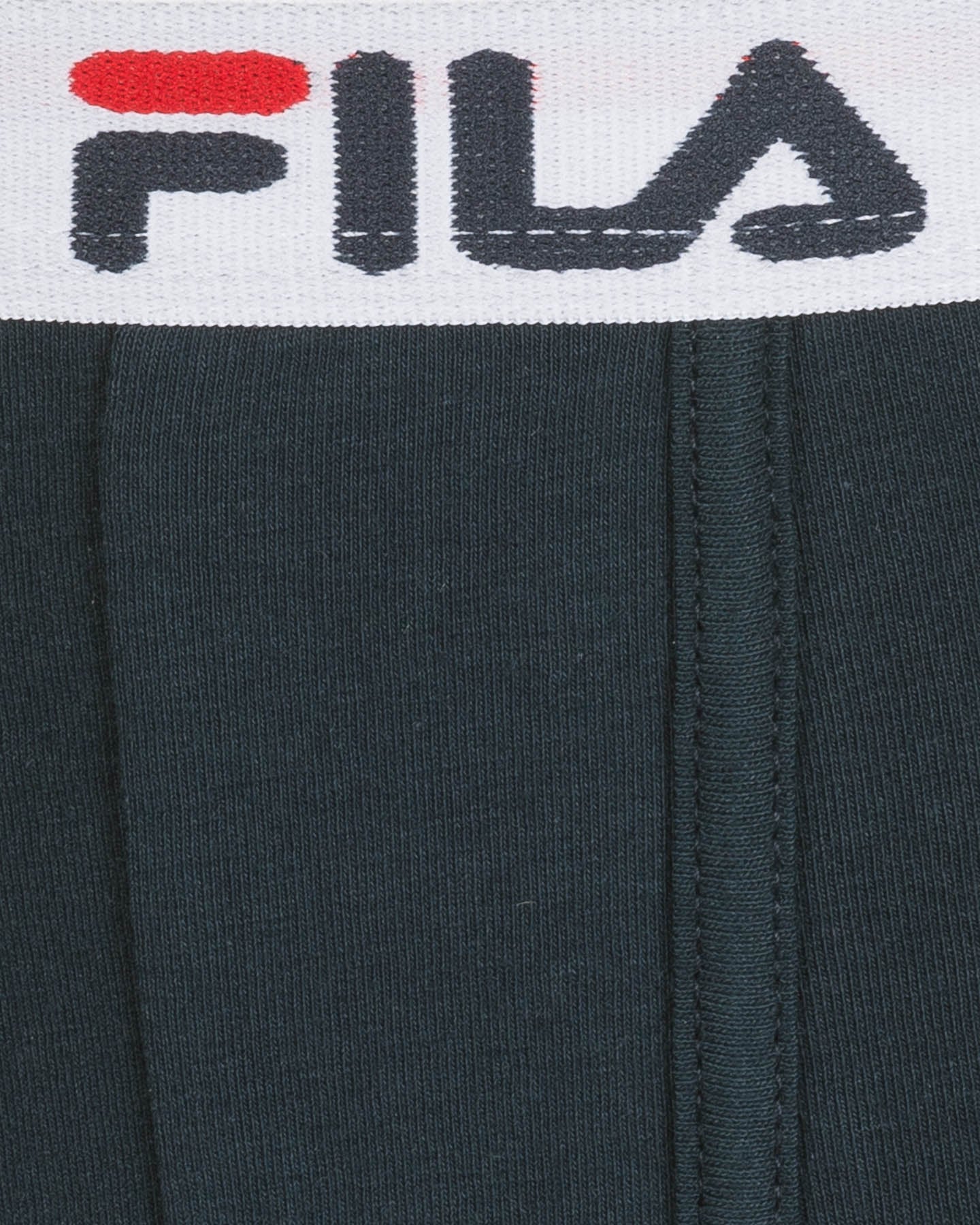 Boxer intimo FILA BOXER LOGO JR - Blu Navy - 2 | Cisalfa Sport