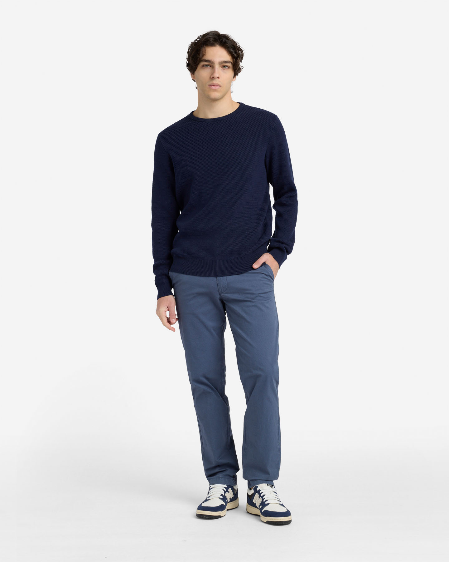 Maglione DACK'S ESSENTIAL M - Blu - 4 | Cisalfa Sport