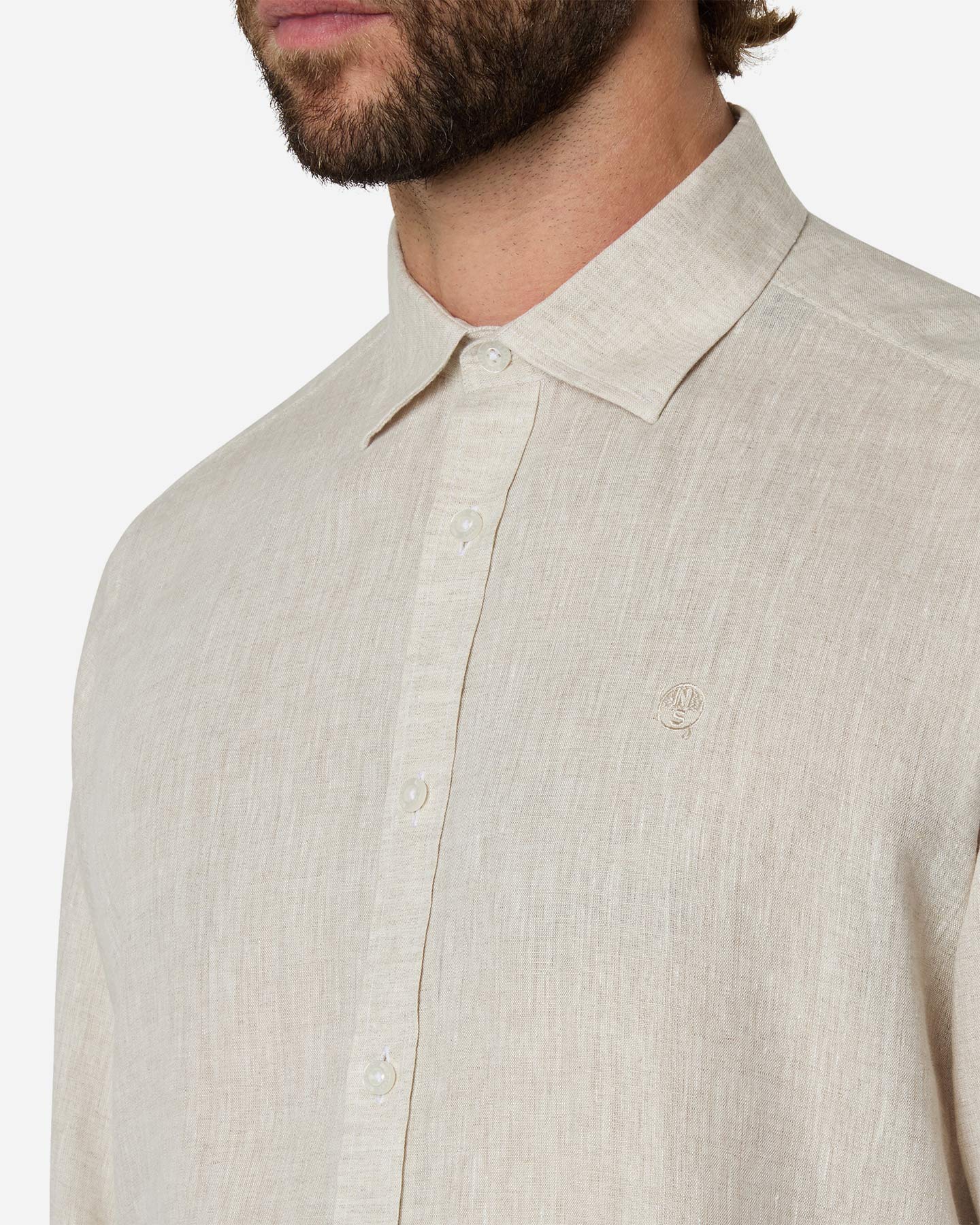 Camicia NORTH SAILS LINEN M - Beige - 4 | Cisalfa Sport