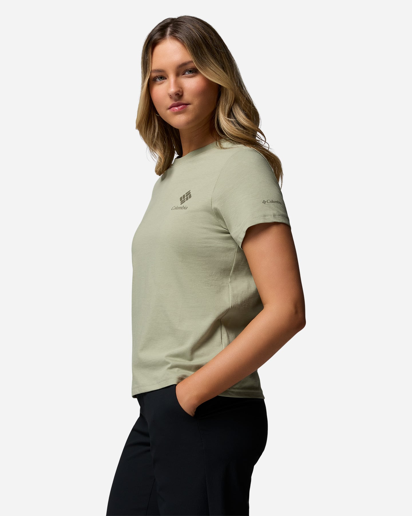 T-shirt COLUMBIA ROLLING BEND GRAPHIC W - Verde - 4 | Cisalfa Sport