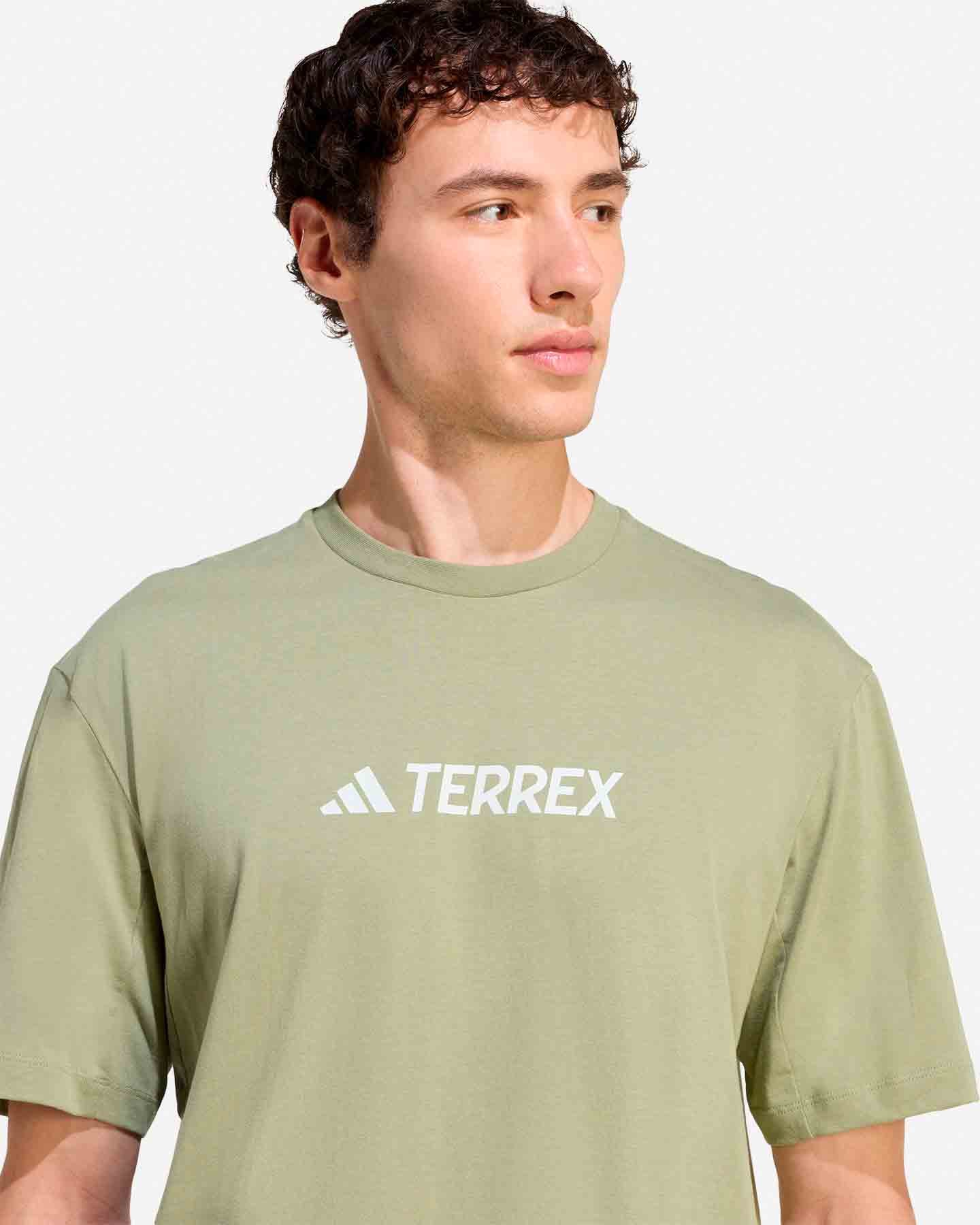 T-shirt ADIDAS TERREX CLASSIC LOGO M - Verde - 4 | Cisalfa Sport