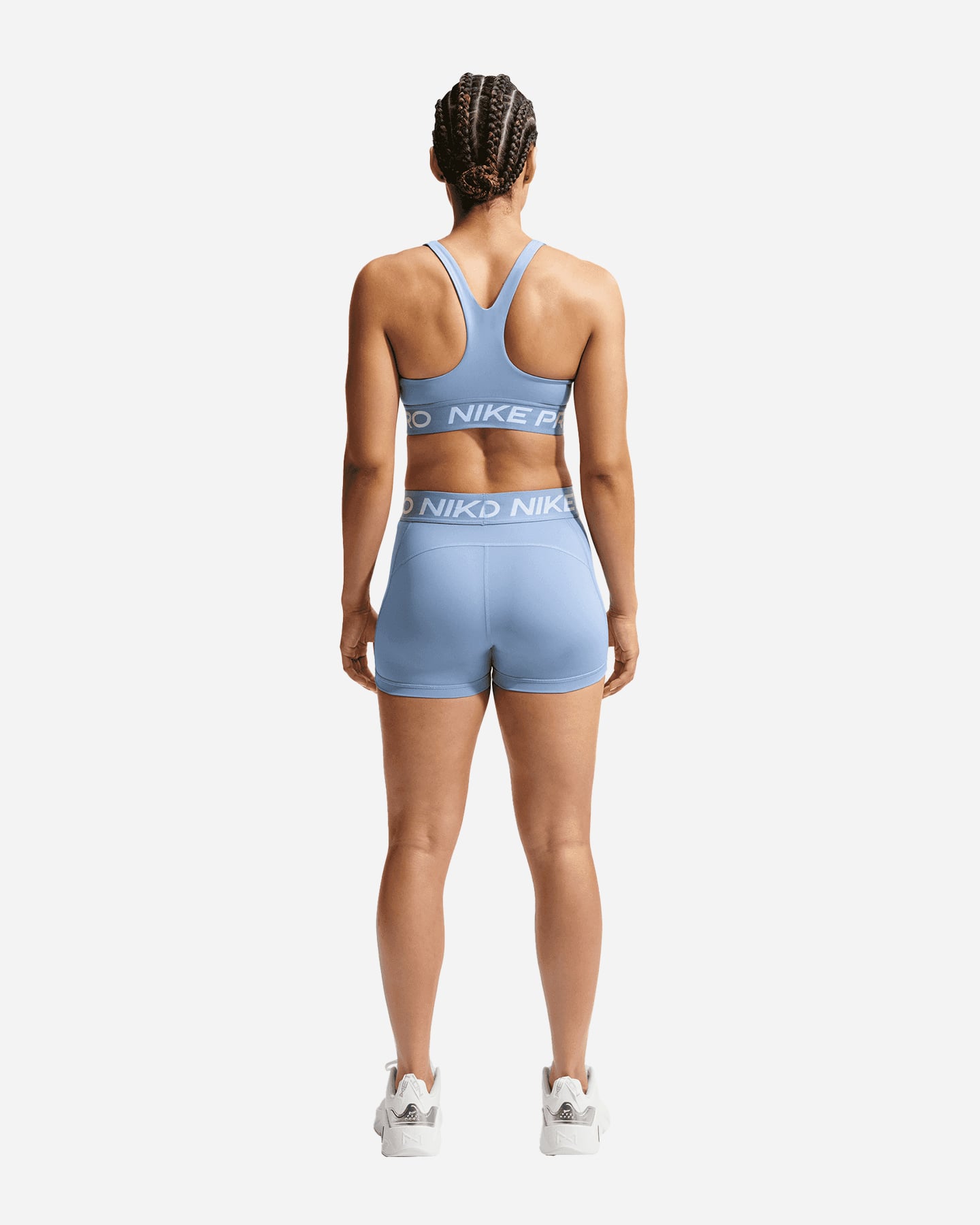 Bra training NIKE PRO ELASTIC LS W - Azzurro - 2 | Cisalfa Sport