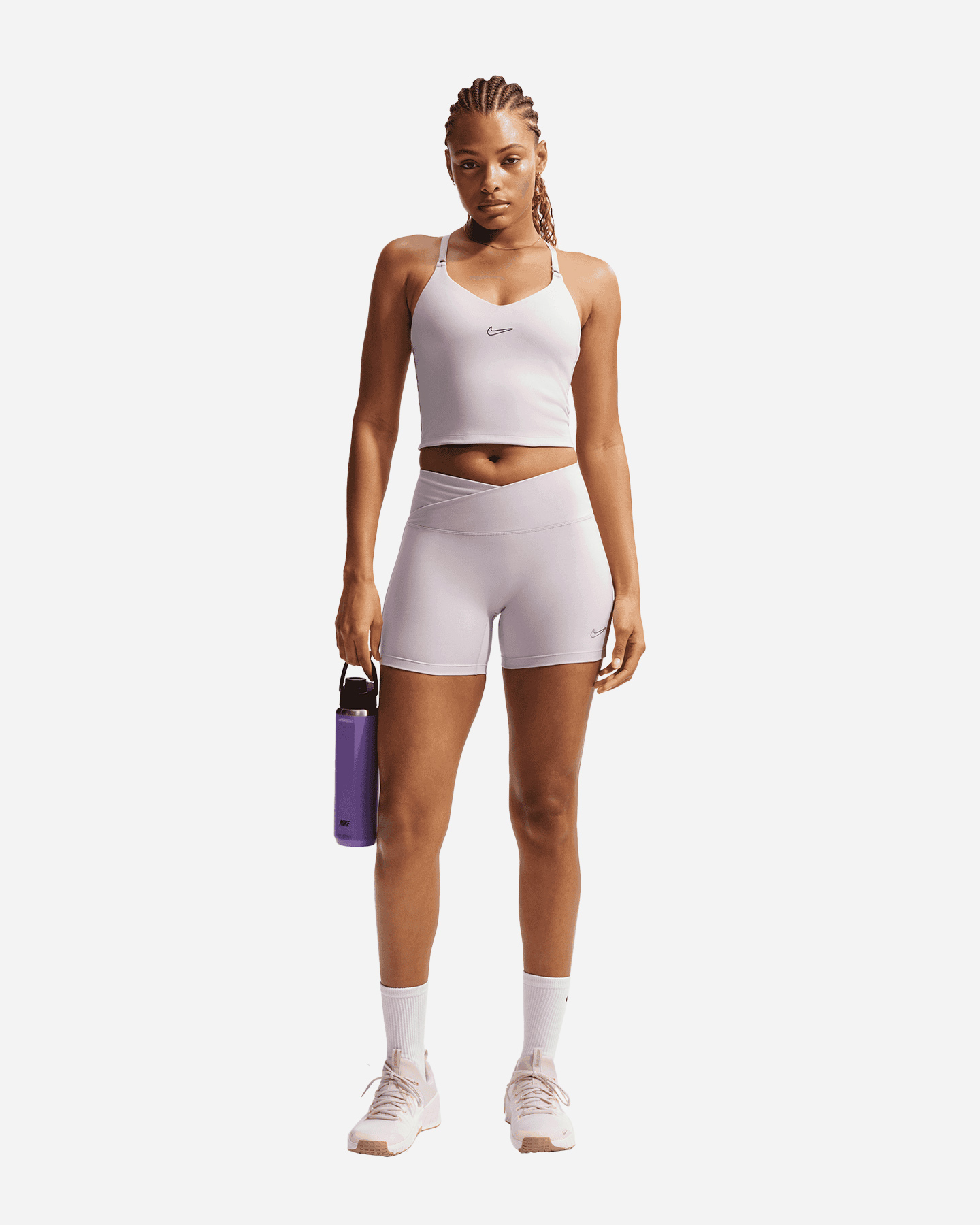 Bra training NIKE CROP SWOOSH W - Rosa - 1 | Cisalfa Sport