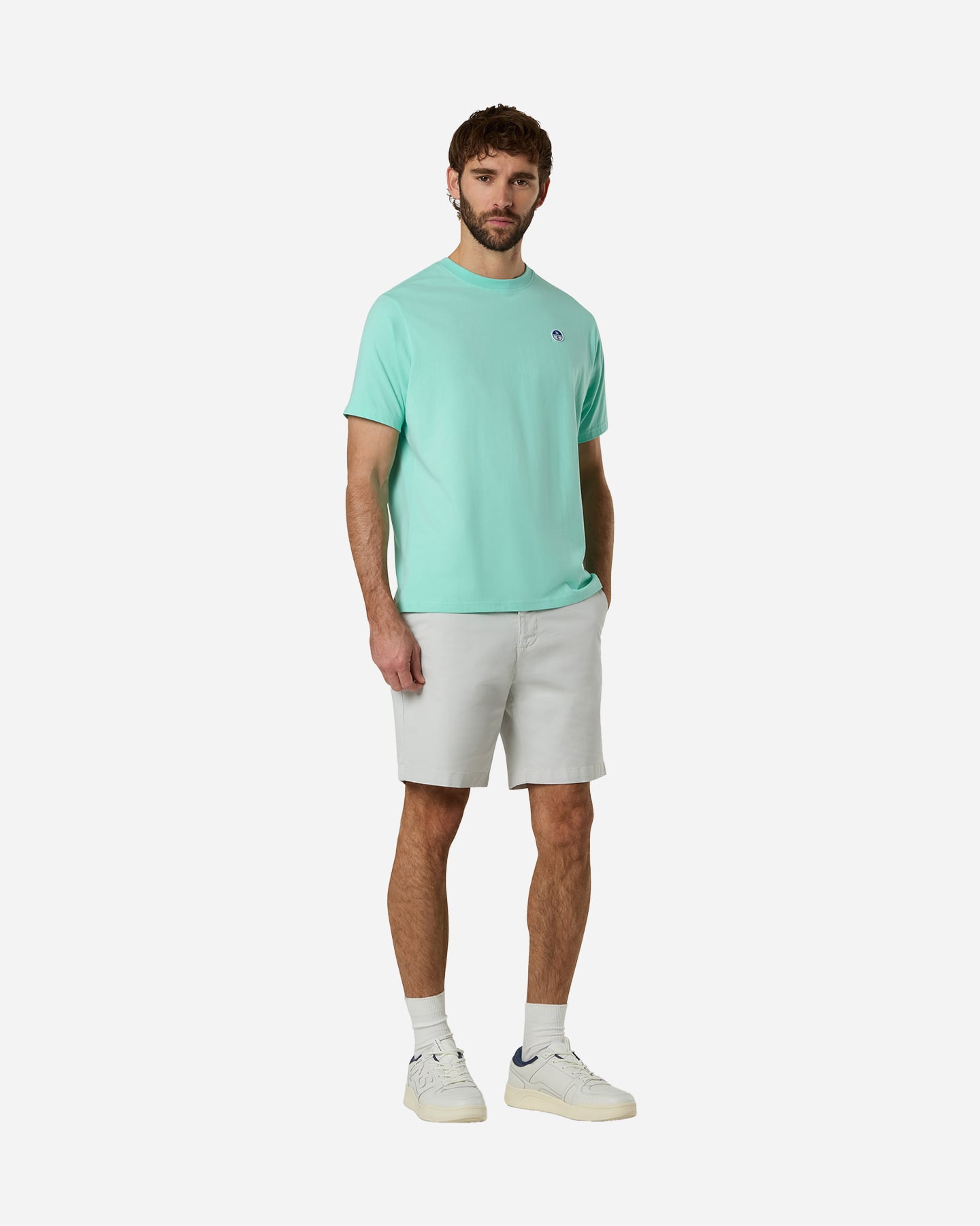 T-shirt NORTH SAILS BASIC BOLLO M - Verde - 3 | Cisalfa Sport