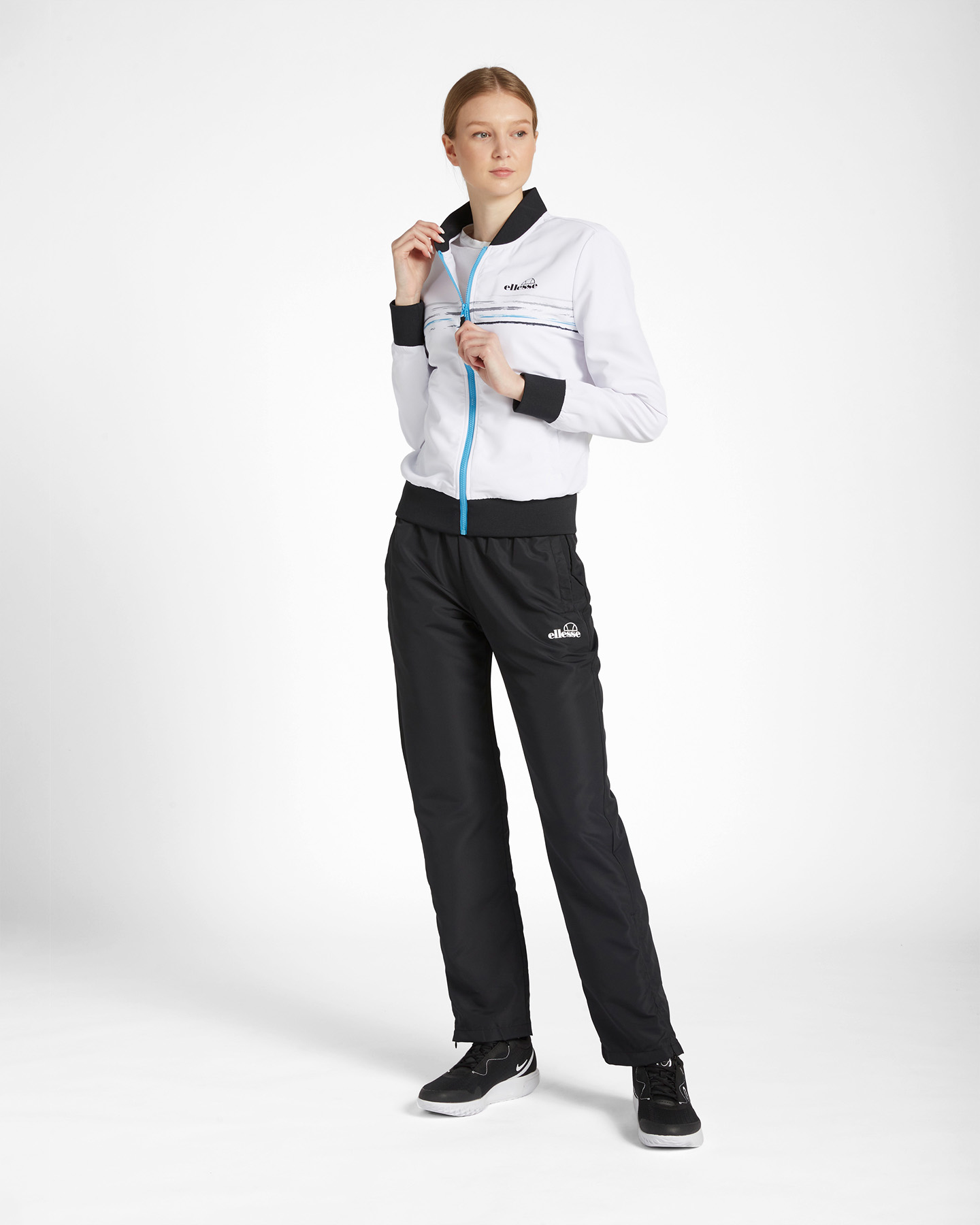 Giacca tennis ELLESSE FIVE STRIPES W - Bianco - 1 | Cisalfa Sport