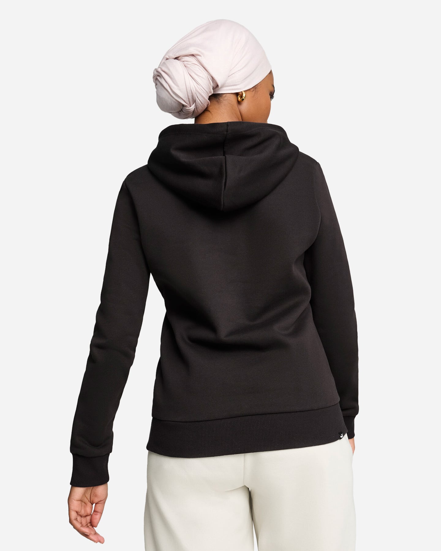Felpa PUMA ESSENTIALS LOGO LAB W - Nero - 4 | Cisalfa Sport