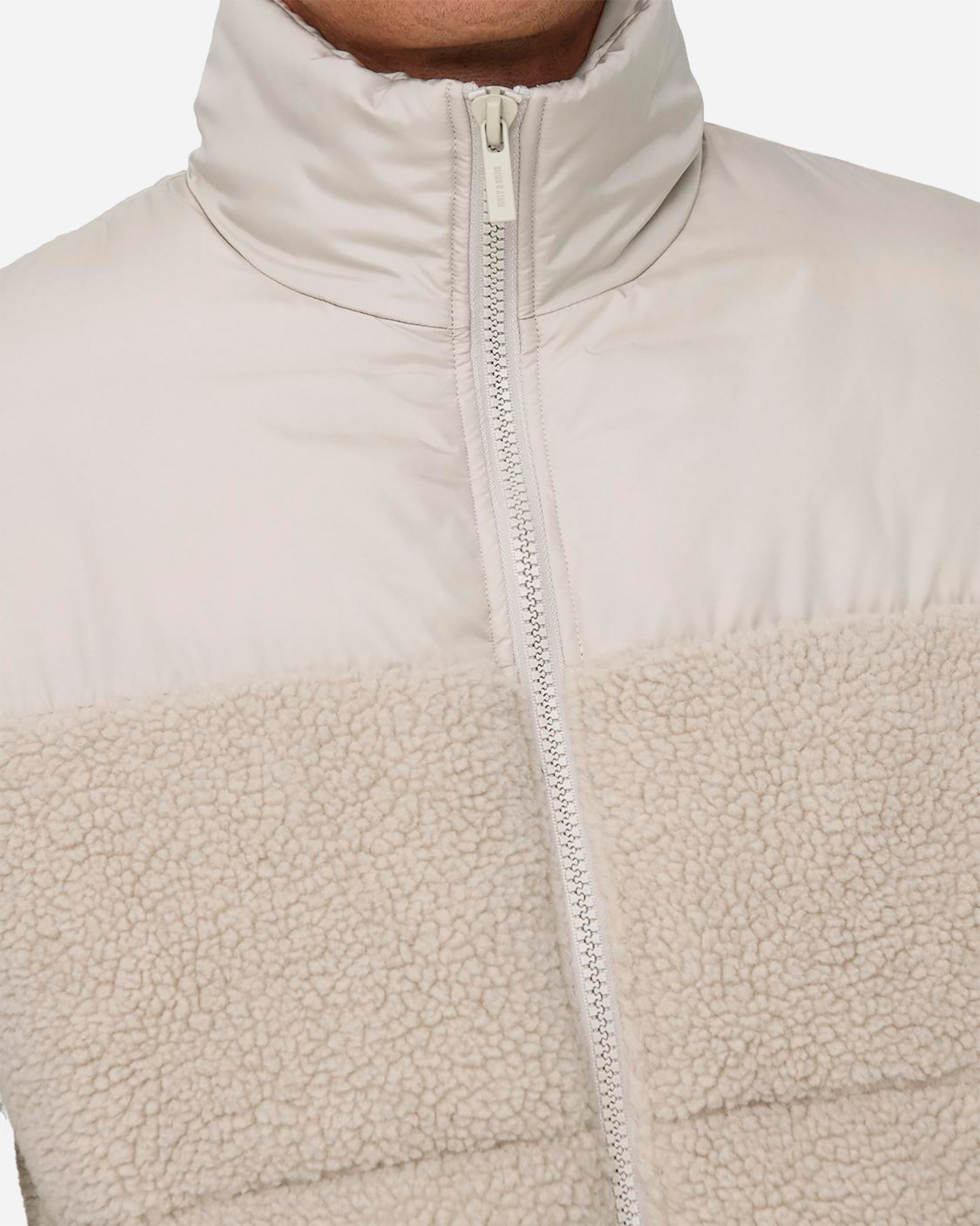 Giubbotto ONLY & SONS ELI MIX PUFFER M  - Beige - 5 | Cisalfa Sport