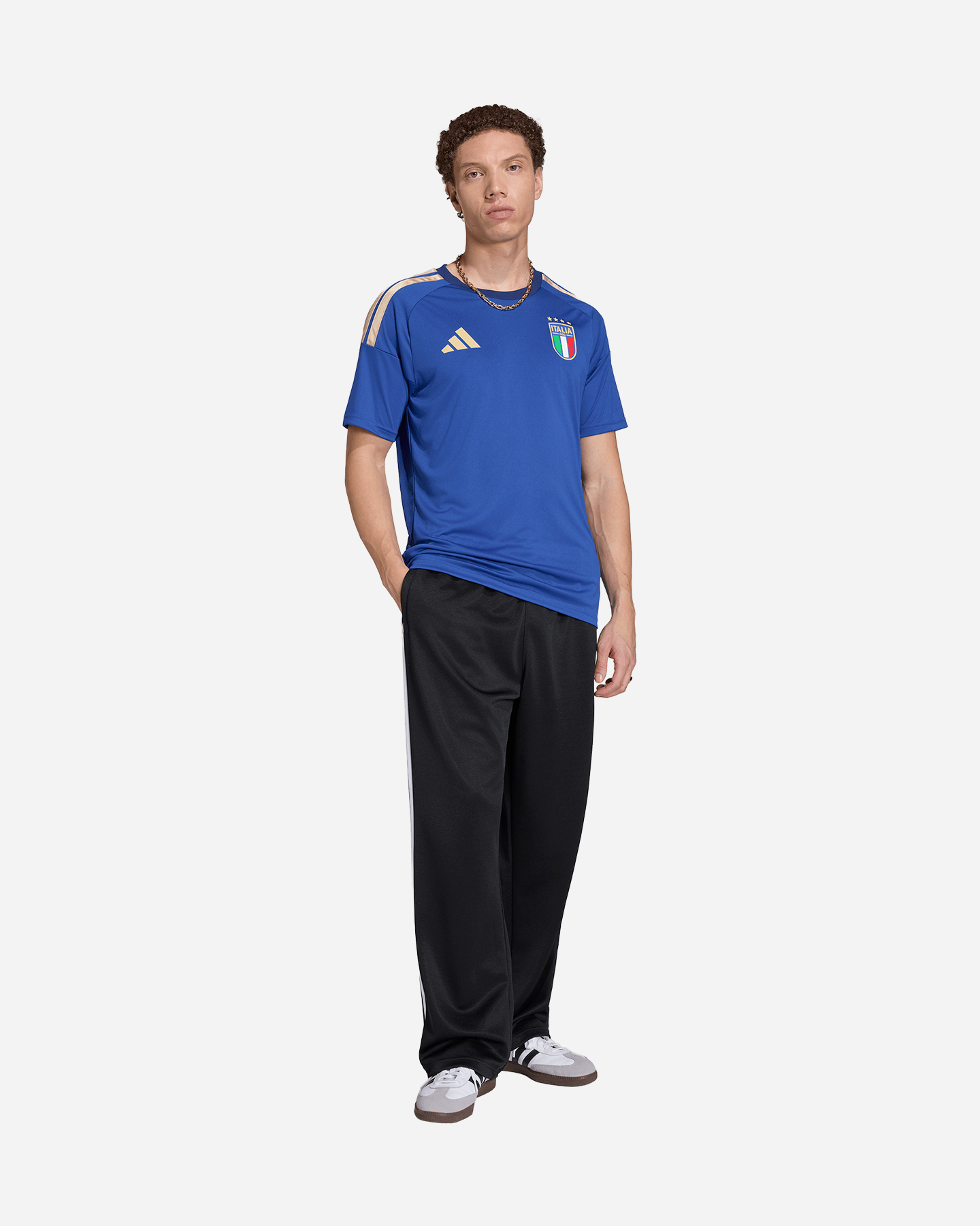 Maglia calcio ufficiale ADIDAS ITALIA FIGC HOME FAN M - Blu - 2 | Cisalfa Sport
