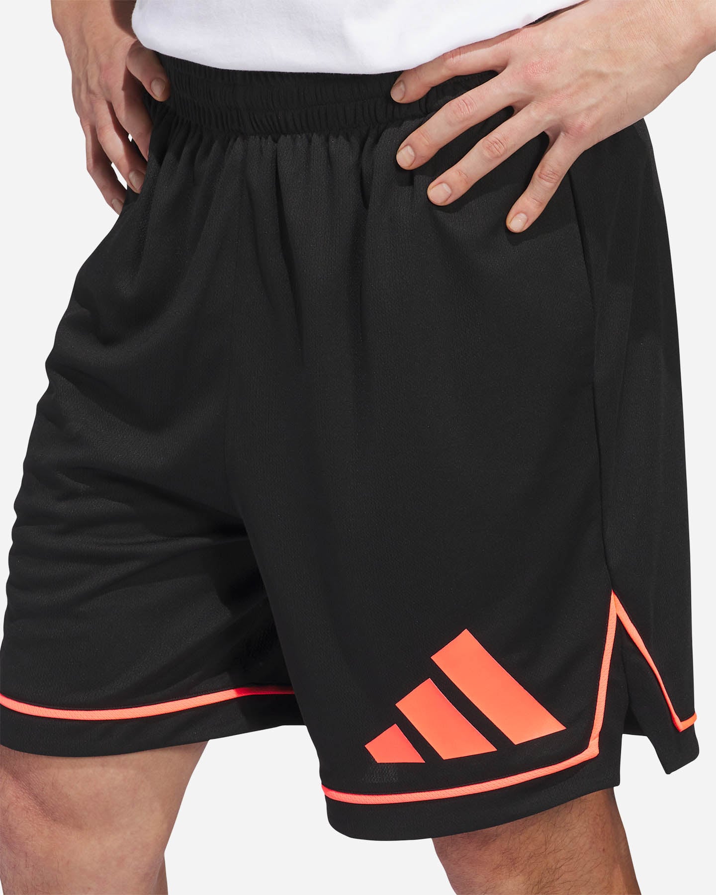 Pantaloncini basket ADIDAS BADGE OF SPORT M - Nero - 4 | Cisalfa Sport