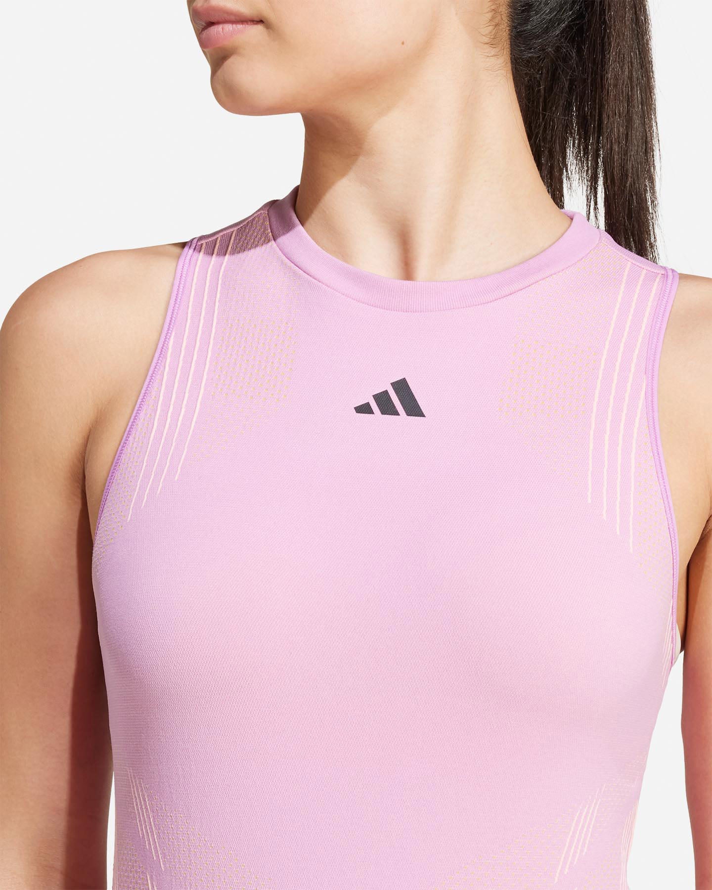 T-shirt tennis ADIDAS US OPEN SERIES W - Viola - 5 | Cisalfa Sport