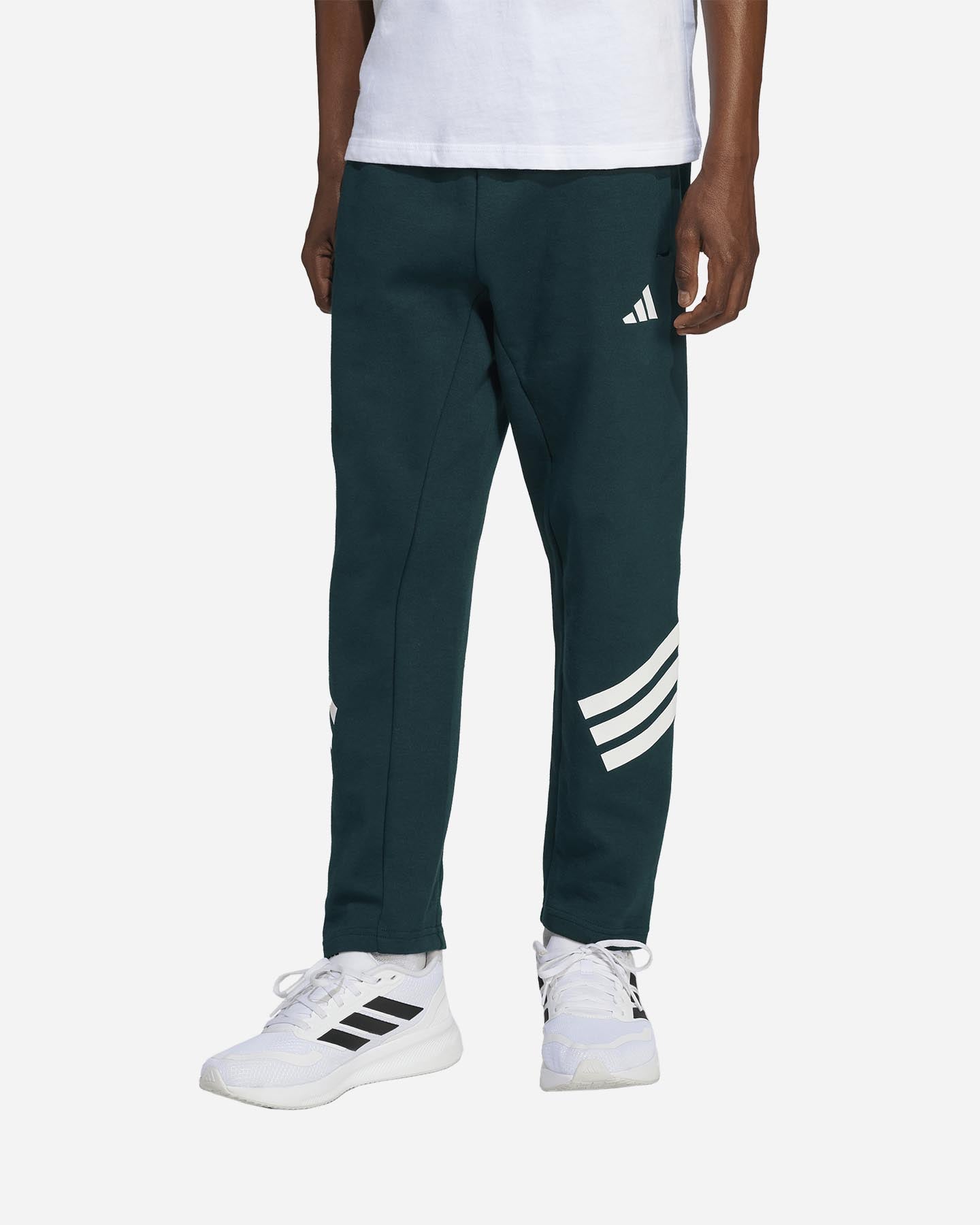 Pantalone ADIDAS FUTURE ICONS 3STRIPES JR - Verde - 1 | Cisalfa Sport