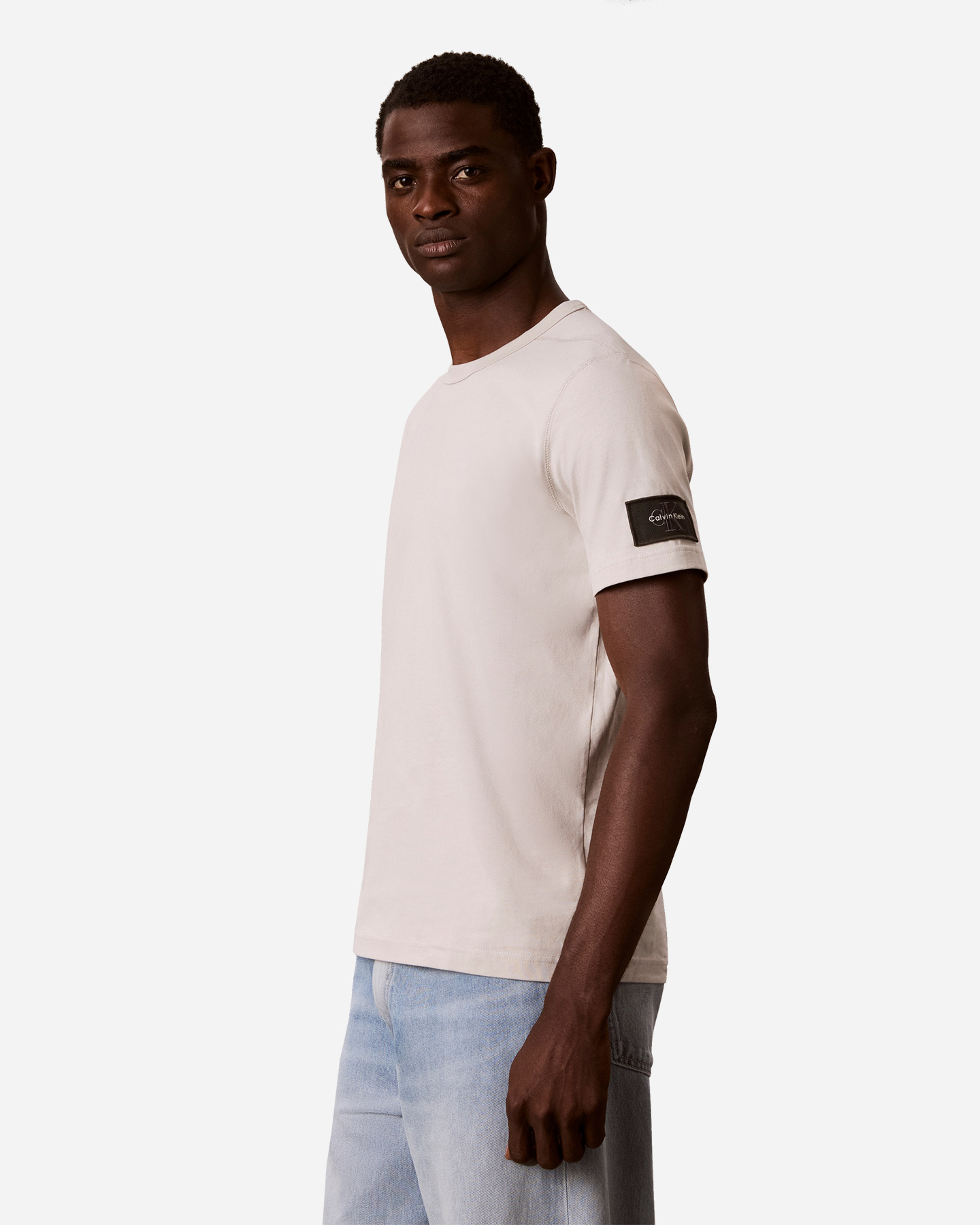 T-shirt CALVIN KLEIN JEANS BADGE M - Grigio - 3 | Cisalfa Sport