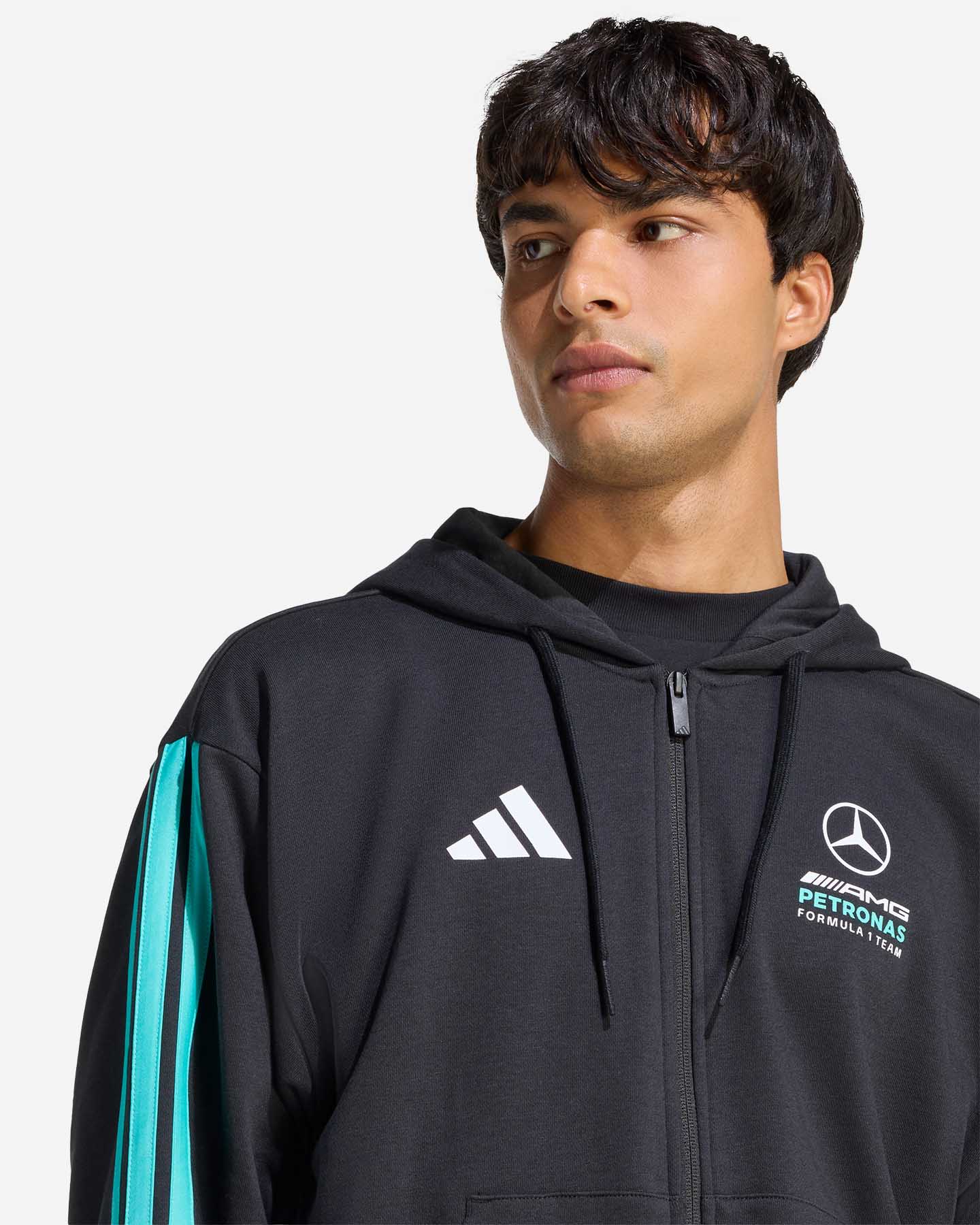 Felpa ADIDAS MERCEDES DNA M - Nero - 4 | Cisalfa Sport