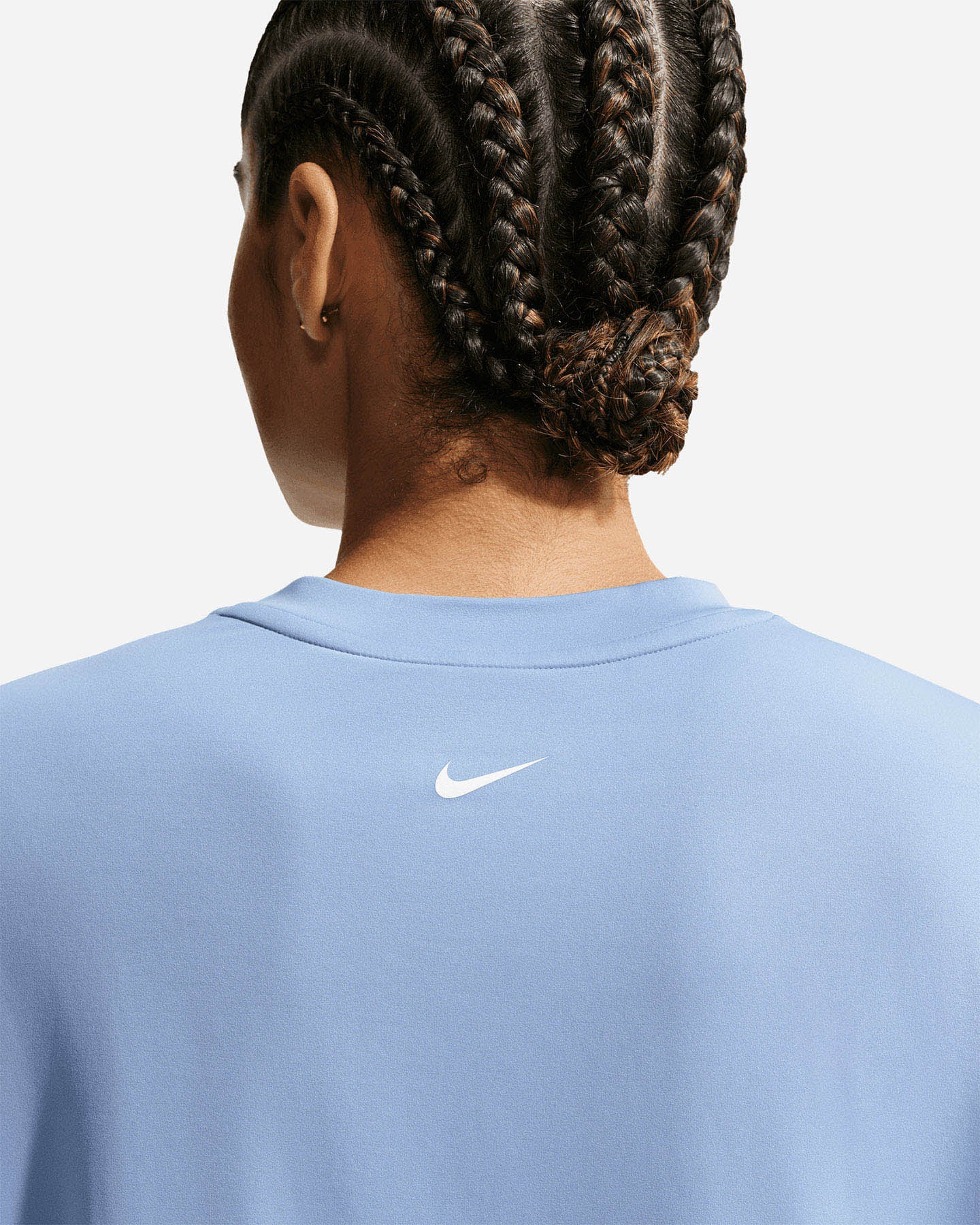 T-shirt training NIKE DRI FIT PRO BIG LOGO W - Azzurro - 4 | Cisalfa Sport