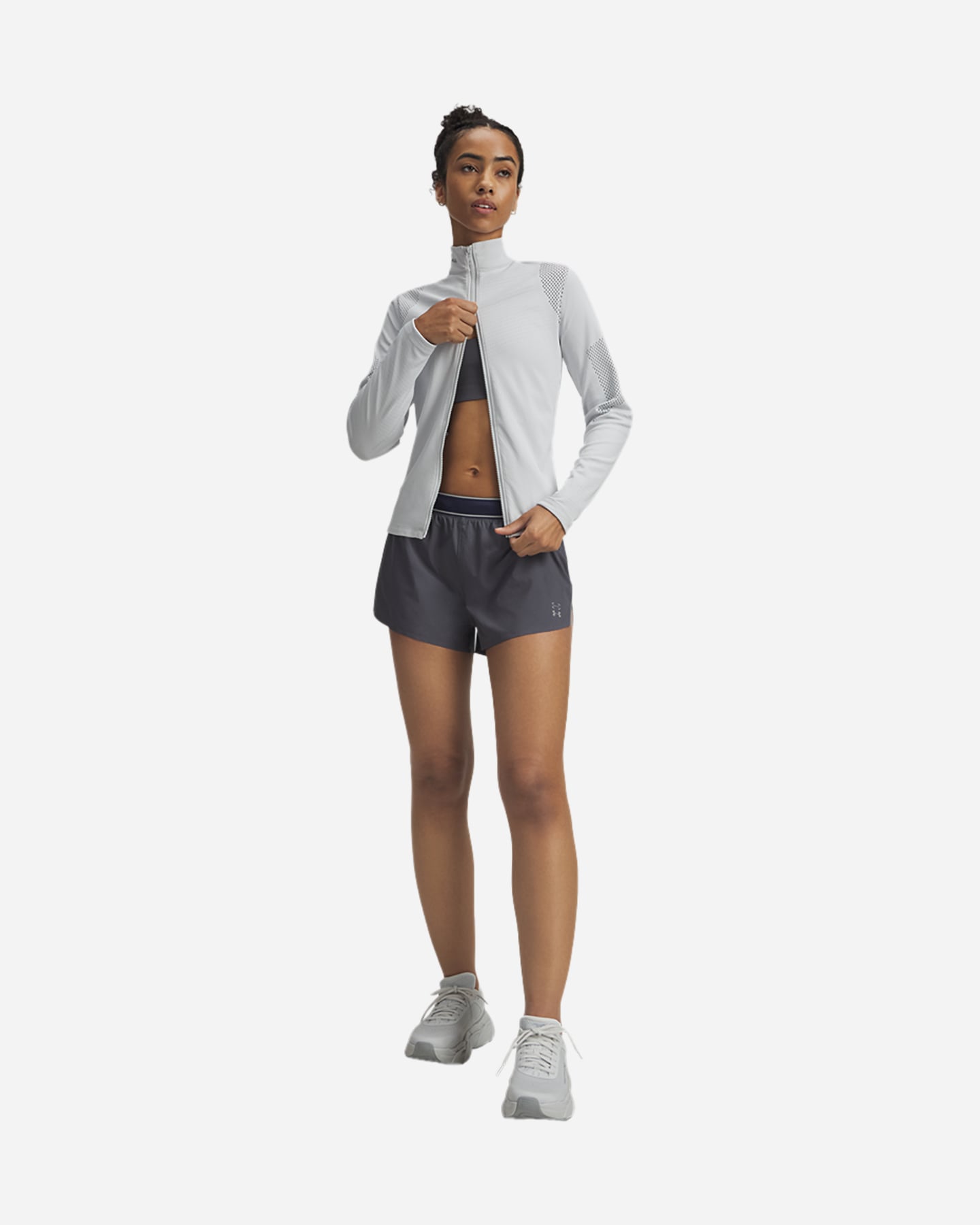 Felpa training UNDER ARMOUR HALO W - Bianco - 4 | Cisalfa Sport